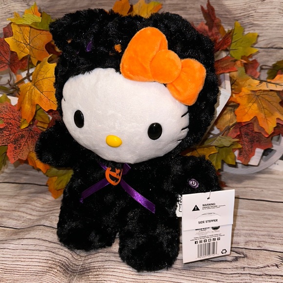 Hello Kitty Black Cat Halloween Greeter 16" - Picture 4 of 11